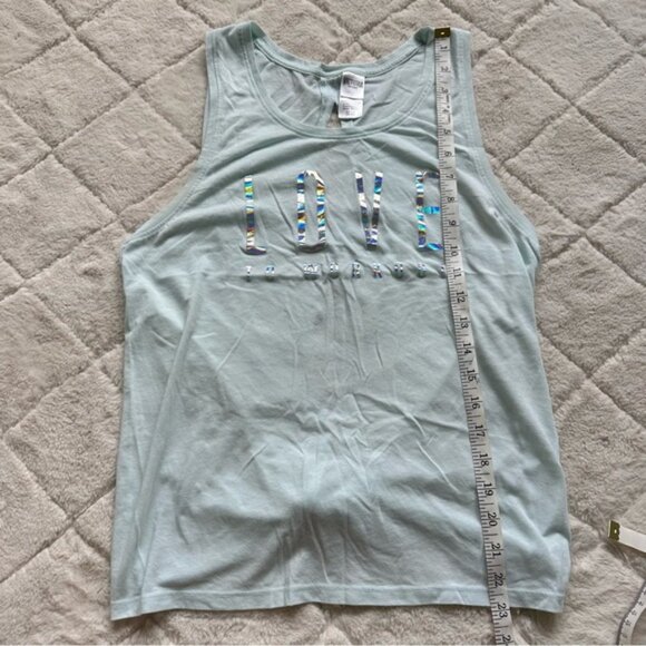 Victoria’s Secret Sport | Blue Holographic Cutout Open Back Tank | Size Small - Picture 11 of 11